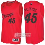 Camiseta Navidad Bulls Denzel Valentine 2016 Rojo