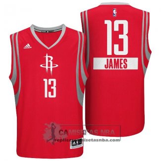 Camiseta Navidad Rockets Harden 2014 Rojo