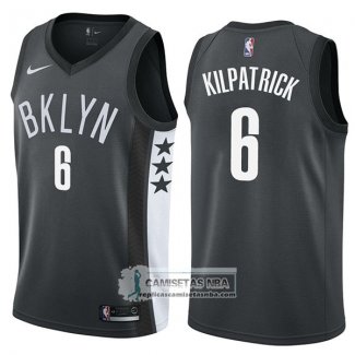 Camiseta Nets Sean Kilpatrick Statement 2017-18 Negro