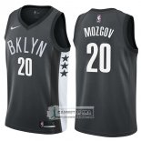 Camiseta Nets Timofey Mozgov Statement 2017-18 Negro