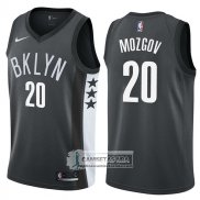 Camiseta Nets Timofey Mozgov Statement 2017-18 Negro