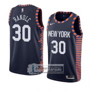 Camiseta New York Knicks Julius Randle Ciudad 2019 Azul