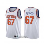 Camiseta New York Knicks Taj Gibson Association Blanco