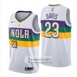 Camiseta Nino Pelicans Anthony Davis Ciudad 2018-19 Blanco