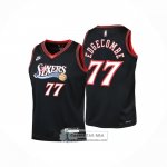 Camiseta Nino Philadelphia 76ers V.J. Edgecombe NO 77 Classia 2025-26 Nego