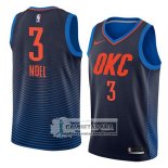Camiseta Oklahoma City Thunder Nerlens Noel Statement 2018 Azul