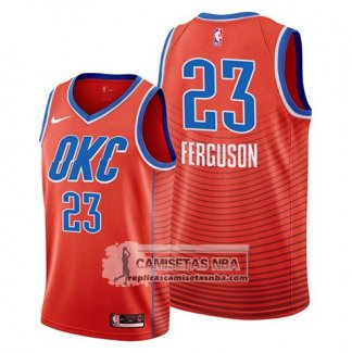 Camiseta Oklahoma City Thunder Terrance Ferguson Statement Naranja