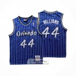 Camiseta Orlando Magic Brandon Williams NO 44 Mitchell & Ness 2009-10 Azul