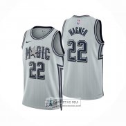 Camiseta Orlando Magic Franz Wagner NO 22 Ciudad 2024-25 Blanco