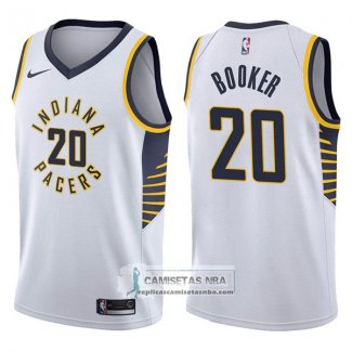 Camiseta Pacers Trevor Booker Association 2017-18 Blanco