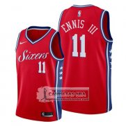 Camiseta Philadelphia 76ers James Ennis Iii Statement Rojo