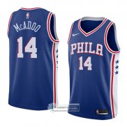 Camiseta Philadelphia 76ers James Michael Mcadoo Icon 2018 Azul