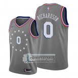Camiseta Philadelphia 76ers Josh Richardson Ciudad Gris