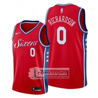 Camiseta Philadelphia 76ers Josh Richardson Statement Rojo