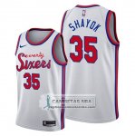 Camiseta Philadelphia 76ers Marial Shayok Classic 2019-20 Blanco