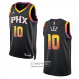 Camiseta Phoenix Suns Damion Lee NO 10 Statement 2022-23 Negro