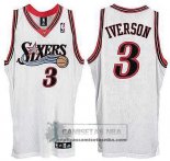 Camiseta Retro 76ers Iverson Blanco