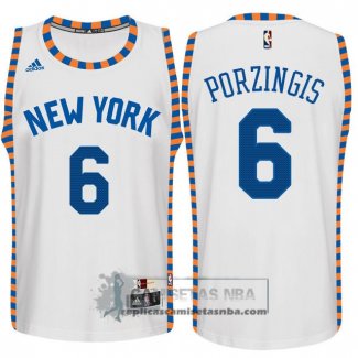 Camiseta Retro Knicks Porzingis Blanco