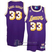 Camiseta Retro Lakers Abdul Jabbar Purpura