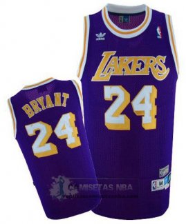 Camiseta Retro Lakers Bryant Purpura