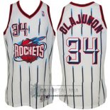 Camiseta Retro Rockets Olajuwon Blanco