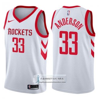 Camiseta Rockets Ryan Anderson Swingman Association 2017-18 Blan