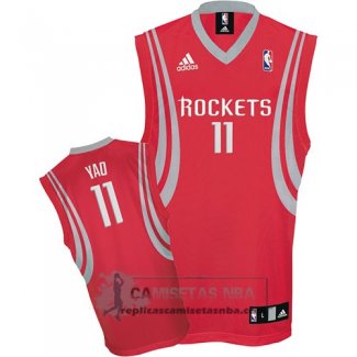 Camiseta Rockets Yao Rojo