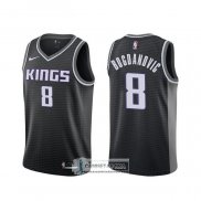 Camiseta Sacramento Kings Bogdan Bogdanovic Statement Negro