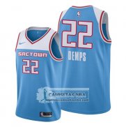 Camiseta Sacramento Kings Cody Demps Ciudad Azul