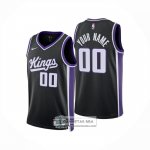 Camiseta Sacramento Kings Personalizada Icon 2024-25 Negro