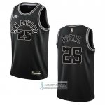 Camiseta San Antonio Spurs Jakob Poeltl NO 25 Classic 2022-23 Negro