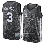 Camiseta San Antonio Spurs Marco Belinelli Ciudad 2018 Gris