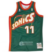 Camiseta Seattle SuperSonics Detlef Schrempf Historic Retro Verde