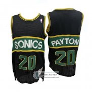 Camiseta Seattle SuperSonics Gary Payton Mitchell & Ness 1994-95 Negro