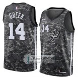 Camiseta Spurs Danny Green Ciudad 2018 Gris