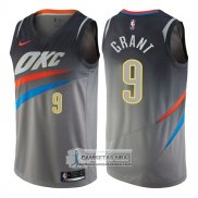 Camiseta Thunder Jerami Grant Ciudad 2017-18 Gris