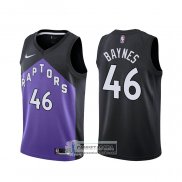 Camiseta Toronto Raptors Aron Baynes Earned 2020-21 Negro Violeta