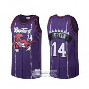 Camiseta Toronto Raptors Danny Green Hardwood Classics Violeta