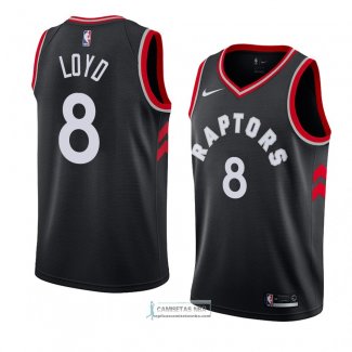 Camiseta Toronto Raptors Jordan Loyd Statement 2018 Negro