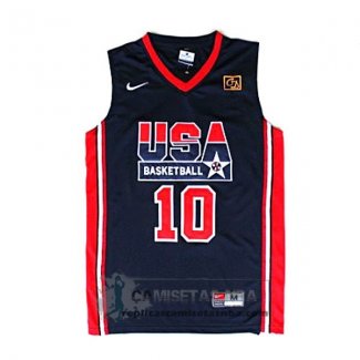 Camiseta USA 1992 Drexler Negro