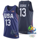 Camiseta USA 2016 George Azul