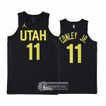 Camiseta Utah Jazz Mike Conley Jr. NO 11 Statement 2022-23 Negro