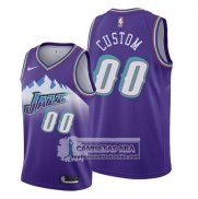 Camiseta Utah Jazz Personalizada Hardwood Classic 2019-20 Violeta