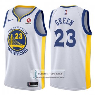 Camiseta Warriors Draymond Green 2017-18 Blanco