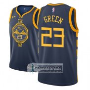 Camiseta Warriors Draymond Green Ciudad 2018-19 Azul