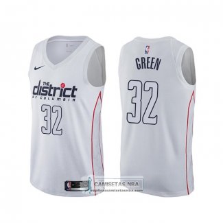 Camiseta Washington Wizards Jeff Green Ciudad Blanco