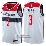 Camiseta Wizards Bradley Beal Association 2017-18 Blanco