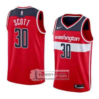 Camiseta Wizards Mike Scott Icon 2018 Rojo