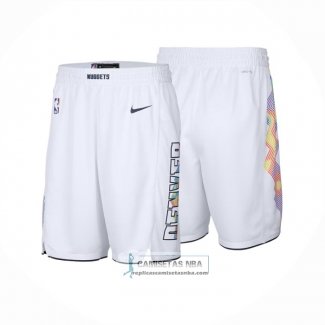Pantalone Denver Nuggets Ciudad 2024-25 Blanco