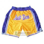 Pantalone Los Angeles Lakers Just Don Amarillo